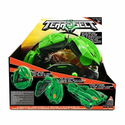 Радиоуправляемая игрушка-трансформер в виде ящерицы Terra-sect, зеленый от компании М.Видео - фото 1