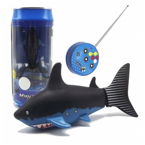 Радиоуправляемая рыбка-акула (черная, водонепроницаемая в банке) - 3310B-1 от компании М.Видео - фото 1