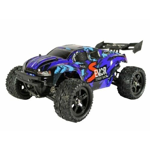 Радиоуправляемая трагги Remo Hobby S EVO-R Brushless V2.0 (синяя) 4WD 2.4G 1/16 RTR от компании М.Видео - фото 1