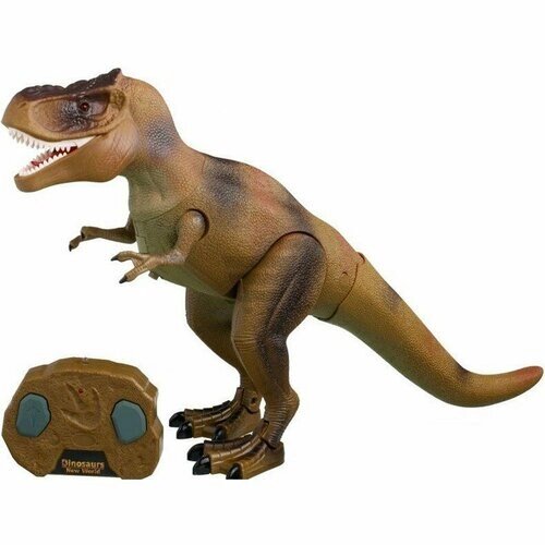Радиоуправляемый динозавр T-Rex RuiCheng (коричневый, звук, свет) - RUI-9981-BROWN от компании М.Видео - фото 1