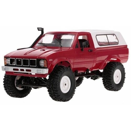 Радиоуправляемый краулер WPL Military Truck Buggy Crawler RTR 4WD масштаб 1:16 2.4G - WPLC-24-Red от компании М.Видео - фото 1