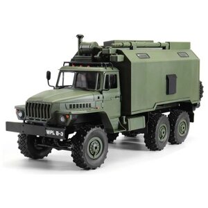 Радиоуправляемый внедорожник WPL Советский военный грузовик *Урал* 6WD RTR масштаб 1:16 2.4G - WPLB-36