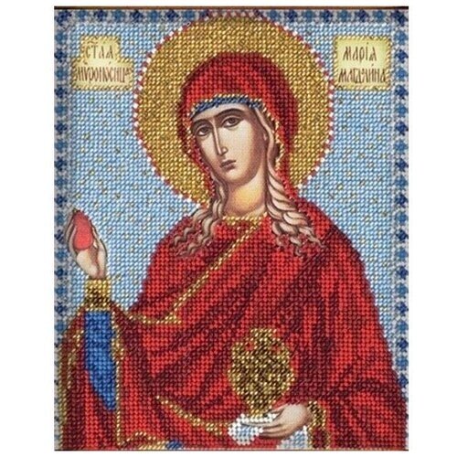 Радуга бисера Набор для вышивания бисером Святая Мария 12 х 14.5 см (В-330) разноцветный от компании М.Видео - фото 1
