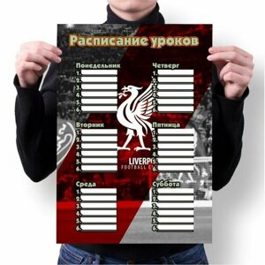 Расписание уроков GOODbrelok А4 Ливерпуль, Liverpool - 0005
