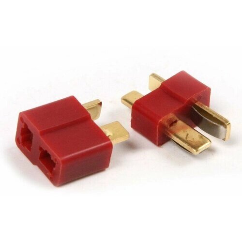 Разъемы силовые Amass T-Plug Deans 1015-M и 1015-F (пара, папа+мама) 50А 500В от компании М.Видео - фото 1