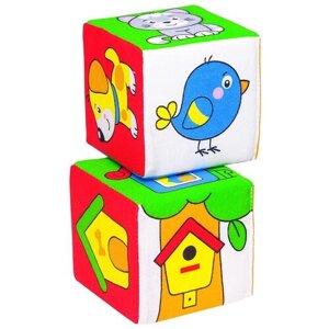 Развивающая игрушка-кубики «Чей домик?
