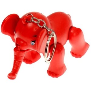 Развивающая игрушка «Слон» световая на брелке, цвета микс