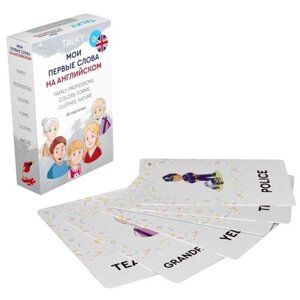 Развивающие карточки для детей LUMICUBE для устройства для чтения TALKY, семья/профессии/цвета/формы/природа/одежда, 56 карточек