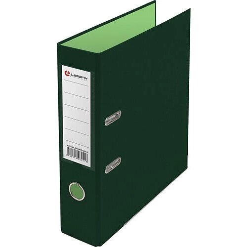 Регистратор 75мм PVP Lamark, зеленый - светло-зеленый, двустороннее покрытие от компании М.Видео - фото 1