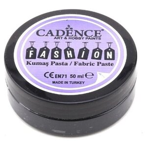Рельефная паста для ткани Cadence Fashion Fabric Relief Paste, 50 ml. Black-FP 12