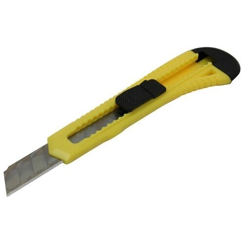 REXANT канцелярский нож 12-4903 18 мм  желтый от компании М.Видео - фото 1