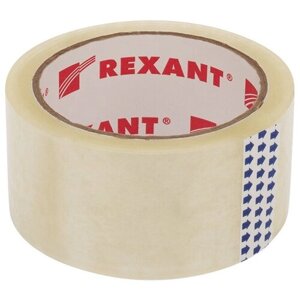 Rexant Скотч упаковочный 48 мм х 50 мкм, прозрачный, рулон 66 м, 6 шт.