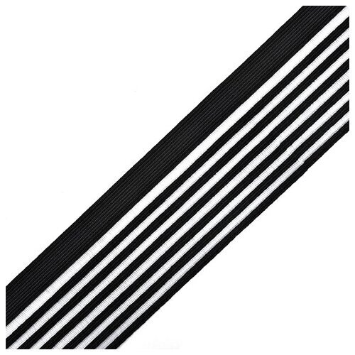 Резинка декоративная с прозрачными вставками Нейлон шир. 045мм цв. черный F322 уп. 30м от компании М.Видео - фото 1