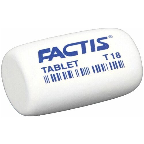 Резинка стирательная Factis Tablet скошенный край, 45х28х13 мм, синтетический каучук (CMFT18) от компании М.Видео - фото 1