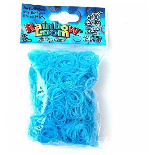 Резинки для плетения браслетов Rainbow Loom Светло-голубые Леденцы, Sweets Baby Blue (B0113) от компании М.Видео - фото 1