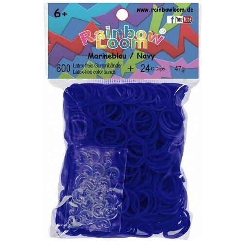 Резинки для плетения браслетов синие от компании М.Видео - фото 1