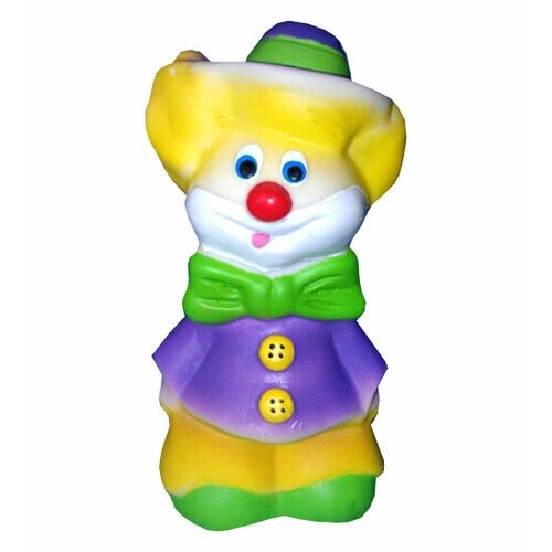 Резиновая игрушка "клоун С бантом" от компании М.Видео - фото 1