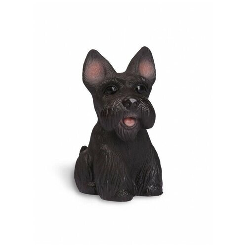 Резиновая игрушка Собака Чапа 13 см, огонёк от компании М.Видео - фото 1
