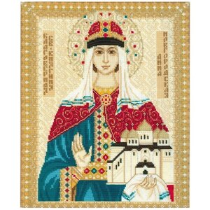 Риолис Набор для вышивания бисером и нитками «Св. Анна Новгородская» 29 х 35 см (1454)