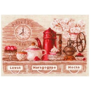 Риолис Набор для вышивания Coffee Time 30 х 21 см (1874)