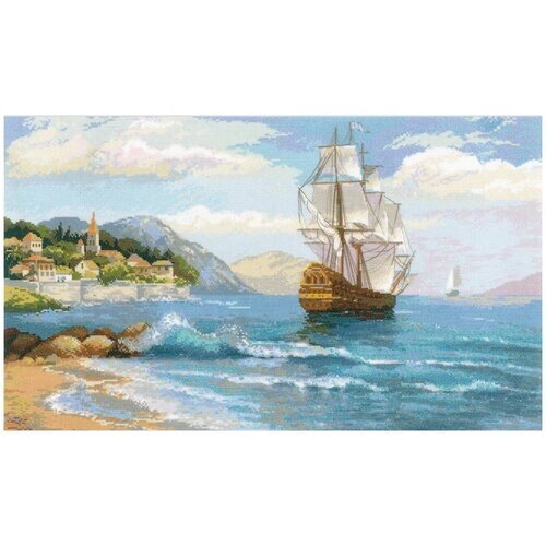 Риолис Набор для вышивания К далеким берегам 60 х 35 см (1900) от компании М.Видео - фото 1