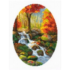 Риолис Набор для вышивания Краски осенней листвы 30 х 40 см (1978)