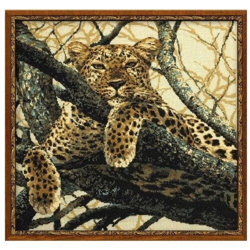 Риолис Набор для вышивания крестом Леопард 60 х 60 (937) от компании М.Видео - фото 1