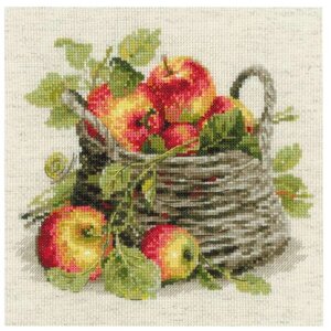 Риолис Набор для вышивания "Спелые яблоки" 30 x 30 см (1450) разноцветный