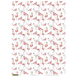 Рисовая бумага для декупажа Craft Premier "Фламинго", формат А3