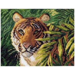 Рисунок на канве Матренин посад 28х37 см, Индокитайский тигр (МП. 28х37.0526-1)