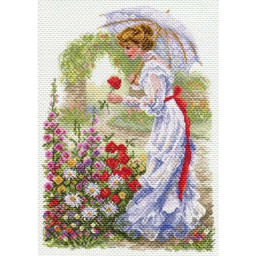 Рисунок на канве матренин посад арт. 37х49 - 1700 В цветущем саду от компании М.Видео - фото 1