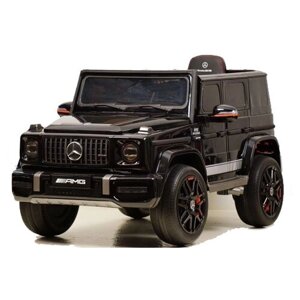 RiverToys Автомобиль Mercedes-Benz G63 4WD K999KK, черный глянец