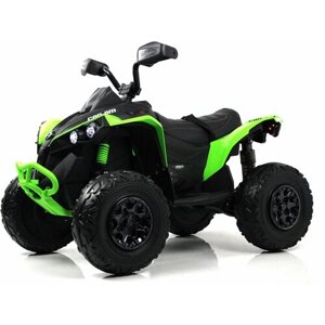 RiverToys Детский электроквадроцикл BRP Can-Am Renegade (Y333YY) зеленый