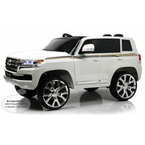 Rivertoys Детский электромобиль Toyota Land Cruiser 200 JJ2022 белый