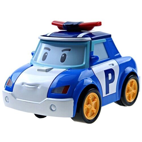 Робокар поли, Легковой автомобиль, 15 см, белый/синий, Robocar POLI Silverlit от компании М.Видео - фото 1