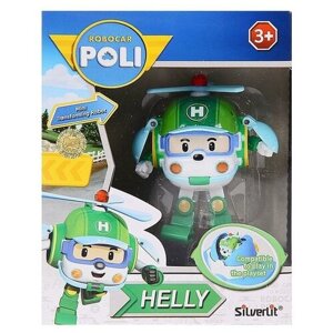Робокар ПОЛИ, Робот - трансформер Хелли, зеленый, Robocar POLI Silverlit