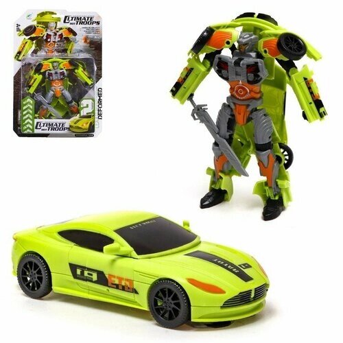 Робот «Автобот», трансформируется, цвет зелёный (комплект из 3 шт) от компании М.Видео - фото 1