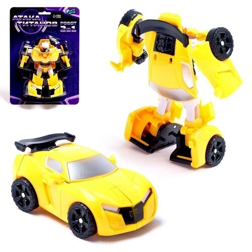 Робот «Автобот», трансформируется, цвет жёлтый от компании М.Видео - фото 1