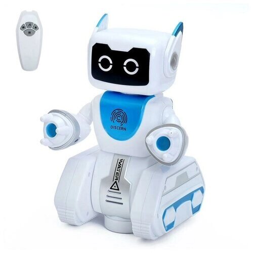 Робот интерактивный, радиоуправляемый «Вольт», световые и звуковые эффекты, работает от батареек от компании М.Видео - фото 1