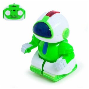 Робот радиоуправляемый "Минибот", световые эффекты, цвет зелёный