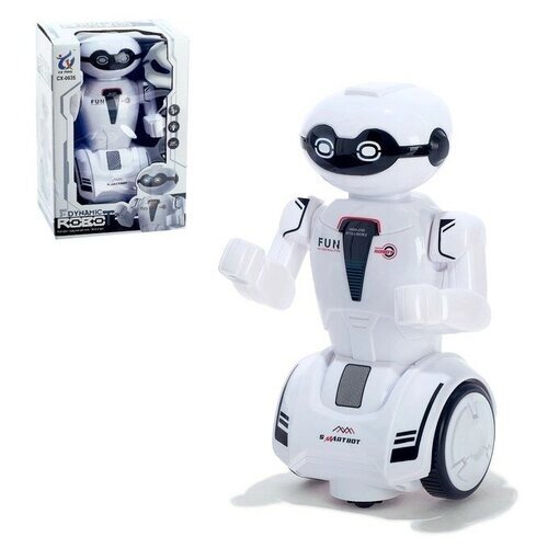 Робот Шустрик, световые и звуковые эффекты, работает от батареек 1 шт от компании М.Видео - фото 1