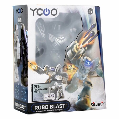 Робот Silverlit Robot Robo Blast Black 88098 от компании М.Видео - фото 1
