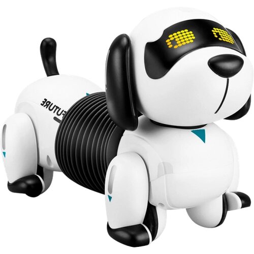Робот собака, интерактивный умный щенок, такса, игрушка на пульте управления детская от компании М.Видео - фото 1