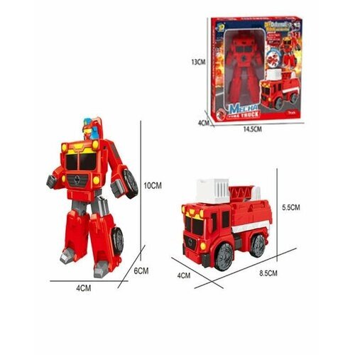 Робот-трансформер 1toy Тракботы Пожарная автолестница от компании М.Видео - фото 1