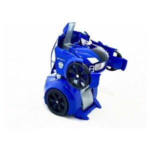 Робот трансформер мини на пульте управления-Blue