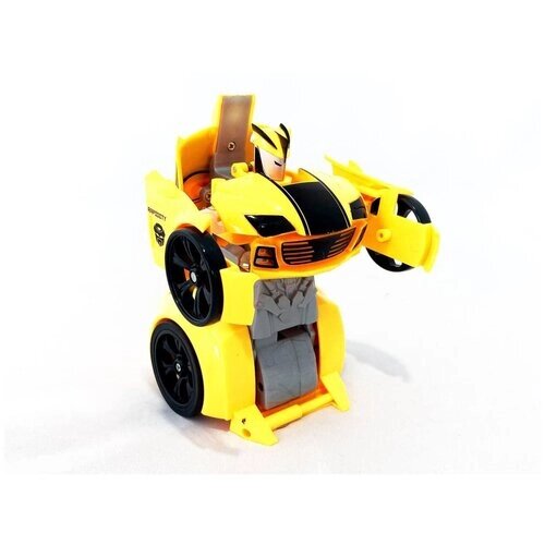 Робот трансформер мини на пульте управления-Yellow от компании М.Видео - фото 1