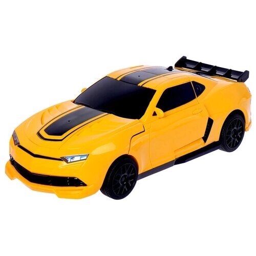 Робот-трансформер MZ Chevrolet Camaro 1:14 2313P, желтый от компании М.Видео - фото 1