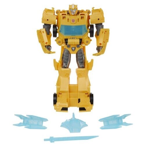 Робот-трансформер Transformers Кибервселенная Бамблби Cyberverse F2730, желтый