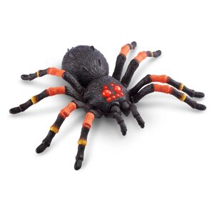 Робот ZURU ROBO ALIVE интерактивный гигантский черный тарантул со светящимися глазами, 7170