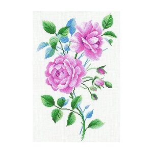 Розовый винтаж Рисунок на канве 30х40см 30х20(30х40) МП-Студия СК-096